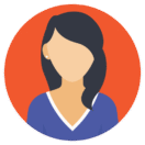 icon image of a women